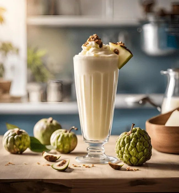 Sitaphal Milkshake - Lakshmijuicecentre